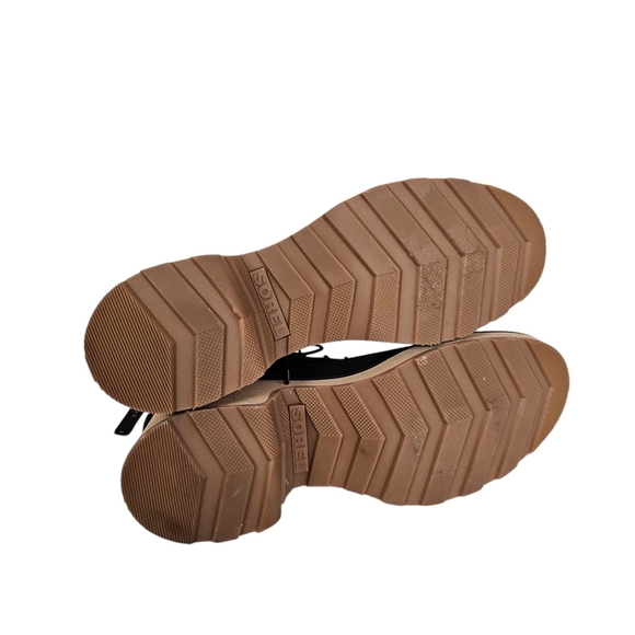 Sorel Hi-Line Lace Up Lug Combat Boots leather Chunky Waterproof - Picture 6 of 9